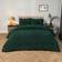 OHS Teddy Marl Textured Duvet Cover Green (198x198cm)