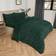OHS Teddy Marl Textured Duvet Cover Green (198x198cm)