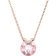 Swarovski Bella V Pendant Necklace - Rose Gold/Pink/Transparent