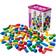 Eichhorn Coloured Wooden Blocks 100pcs