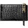 Michael Kors Empire Mock-Croc Embossed Cardholder - Black