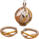 Engelsrufer Paradise Tricolor Hoop Earrings - Silver/Gold/Rose Gold