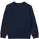 Lacoste Kid's Colour-Block Fleece Sweatshirt - Navy Blue/Bordeaux