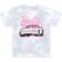 Mattel Girl's Barbie Short Sleeve Graphic T-shirt - White