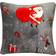 Olivia Rocco Santa Christmas Presents Reversible Teddy Duvet Cover Grey (200x135cm)