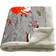 Olivia Rocco Santa Christmas Presents Reversible Teddy Duvet Cover Grey (200x135cm)