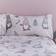 Catherine Lansfield Festive Gnomes Fleece Duvet Cover Pink (230x220cm)