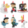 Hallmark The Peanuts Gang Brown/Multicolor Christmas Tree Ornament 9.5cm 6pcs