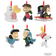 Hallmark The Peanuts Gang Brown/Multicolor Christmas Tree Ornament 9.5cm 6pcs
