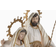 Home ESPRIT Nativity scene White/Gold Decoration 96cm