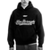 H&M Loose Fit Printed Hoodie - Black/Five Boroughs