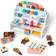 Melissa & Doug Wooden Chocolate Factory Pretend Play Set