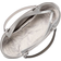 Michael Kors Jet Set Large Logo Shoulder Bag - Silver