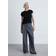 Mango Basic 100% Cotton Tshirt Dam Kortärmade T-shirt - Black