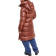 Bcbgmaxazria Women's Hooded Collared Puffer Coat - Shiny Chestnut