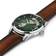 Hamilton Jazzmaster Open Heart Automatic Green Brown Leather H32675560