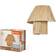 LEDVANCE Paper Hut Brown Vægarmatur
