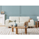 Beliani Modern Off-White Sofa 220cm 3 Seater