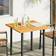 vidaXL 4004256 Natural Bordplade 80x80cm