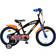 Volare Hot Wheels barncykel 16" – Svart/Orange/Blå Barncykel