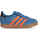 adidas Gazelle Comfort Closure Elastic Lace Skor Barn - Focus Blue/Solar Orange/Core Black
