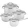 Sola Pearl Grytset 4 Delar Set med lock 4 delar