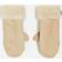 Rains Puffer Fleece Mittens - Beige