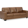 Ebern Designs Orillia Brown/Black Sofa 85" 3 Seater