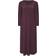 Yours Ribbed Flare Maxi Dress - Purple