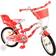 Volare Lovely 16 Inch Red/White Barncykel