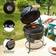 MonsterShop Mini Charcoal Kamado BBQ Oven 13 inch