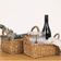 House Nordic Morella Natural Basket 2pcs