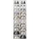 Temu Stackable White/Transparent Schuhregal 23x14cm 20Stk.