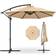 Best Choice Products Offset Hanging Patio Umbrella