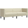 vidaXL 372667 Cream Sofa 194cm 3 Seater