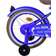 Volare Barncykelcruiser 16 tum - blå Barncykel