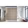 Furniturebox Northallerton Brown/White Garderob 150x200cm