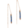 Sloya Lumia Drop Earrings - Rose Gold/Lapis