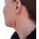 Sloya Lumia Drop Earrings - Rose Gold/Lapis