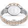 Swarovski Montre Octea Chrono, Fabriqué en Suisse, Bracelet en métal, Ton or rose, Finition mix de métal