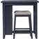 Brook Creek Navy Dining Set 36x30" 3pcs