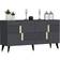 Olivia Anthracite/Gold Avlastningsbord 40x150cm