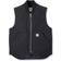 Carhartt Relaxed Fit Firm Duck Insulated Rib Collar Vest - Black