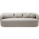 Wade Logan Brinae Taupe Boucle Sofa 85" 3 Seater