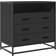 vidaXL Processed Black Chest of Drawer 70x70cm