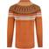 Weird Fish Lowell Fair Isle Jumper - Brick Orange