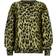 AllSaints Lex Oversized Leopard Print Jumper - Electric Yellow