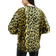 AllSaints Lex Oversized Leopard Print Jumper - Electric Yellow