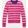 Ralph Lauren Girl's Striped Cable Cotton Cardigan - Belmont Pink Multi