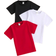 Shein Young Boy 3pcs Solid Round Neck Tee